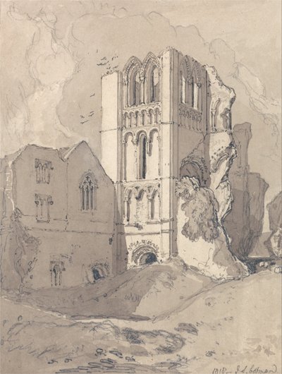 Priorato de Castle Acre, Norfolk de John Sell Cotman